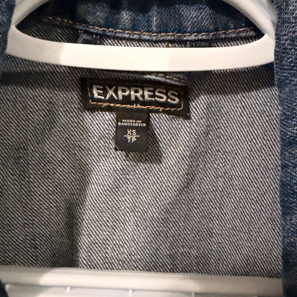 Express Blue Denim Jacket - Picture 2 of 2